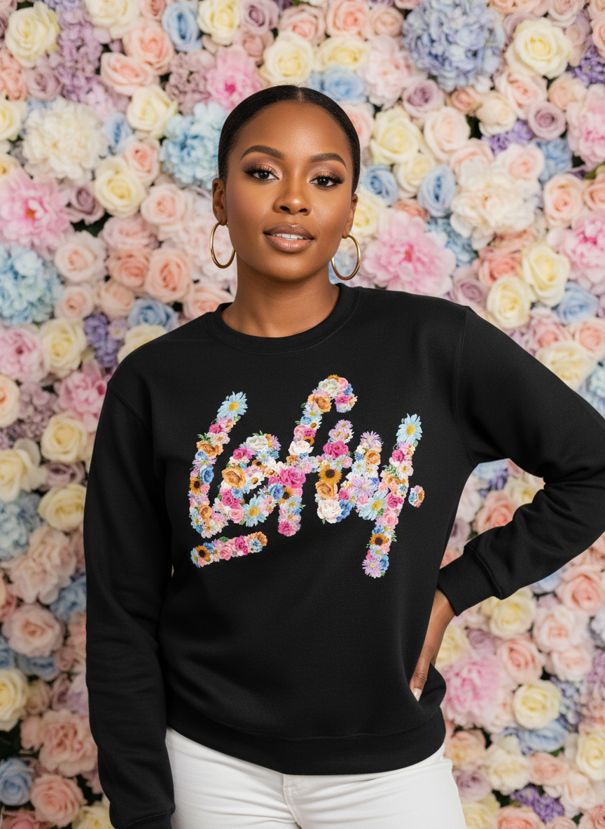 Lefty "Floral Script" Crewneck