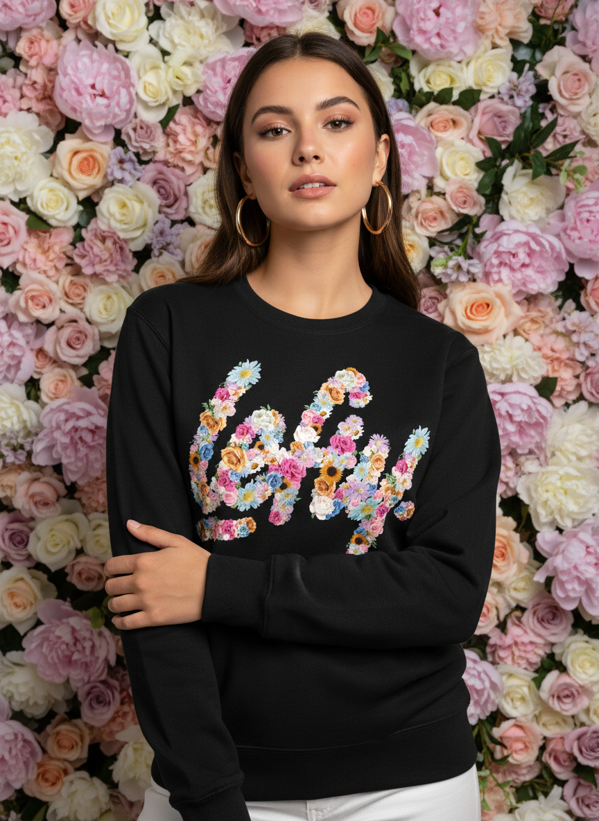 Lefty "Floral Script" Crewneck